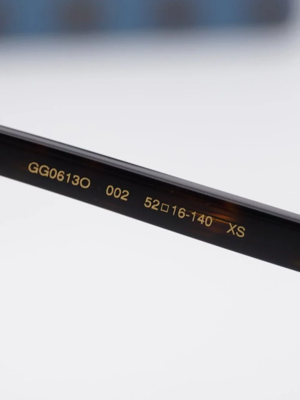 Gucci GG0613O 002 Rectangle Eyeglasses 52mm - Havana